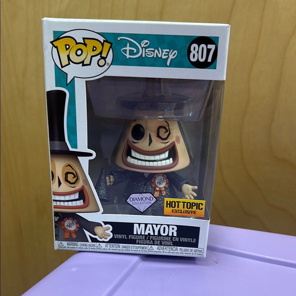 Disney Black and White Action Figure Mayor